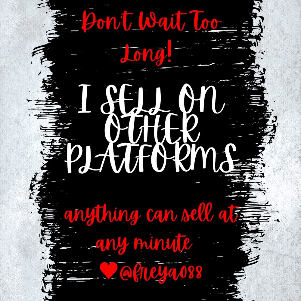 👉I SELL ON OTHER PLATFORMS👈